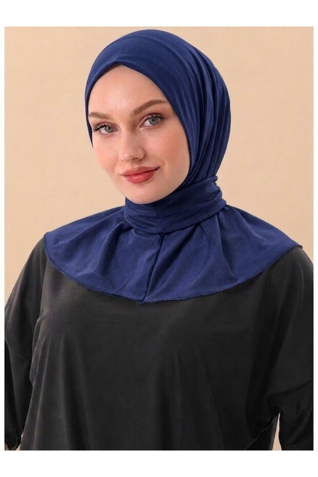 Snap-on hijab cap