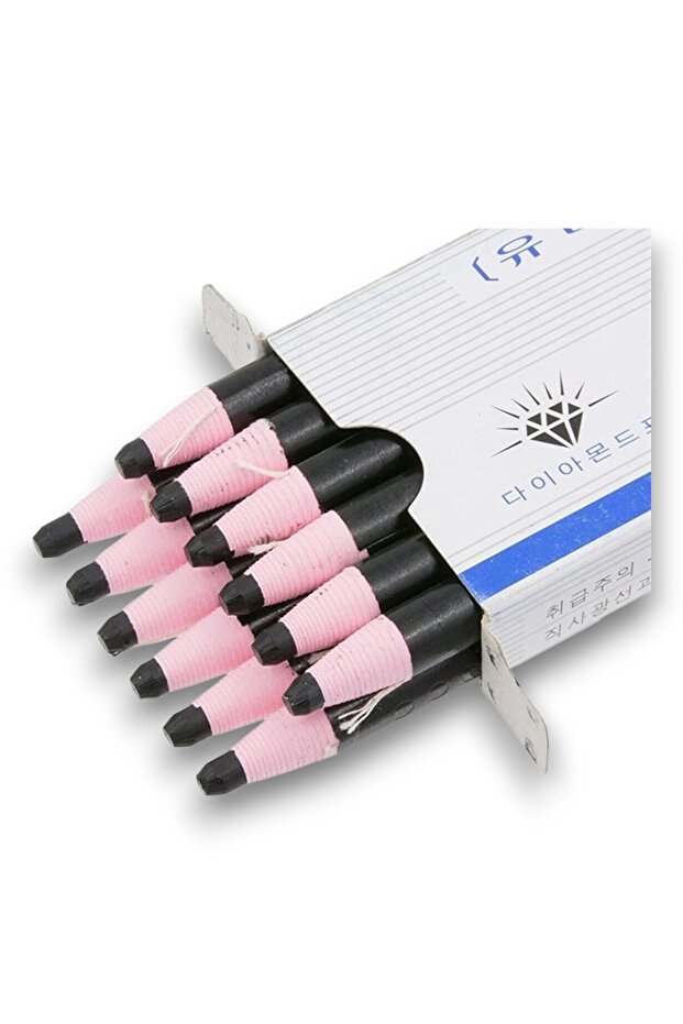 Diamond China Marker Stringed Pen Marking Pen Black 24 Pieces