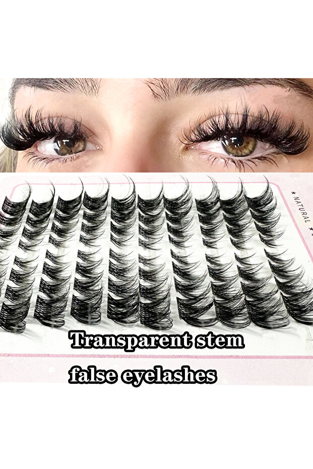 MIX 0.07mm D 10Rowsfenduanxiefei Mix 120pcs Cluster Lashes10-16mm Wispy Individual Lashes Extensions