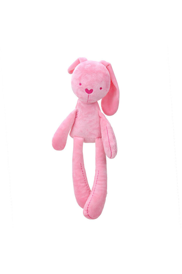 02 Baby Plush Rabbit Hand Puppet Soft Crib Stroller Infant Sleep Soothing Doll Mobile Pram Kids Hang