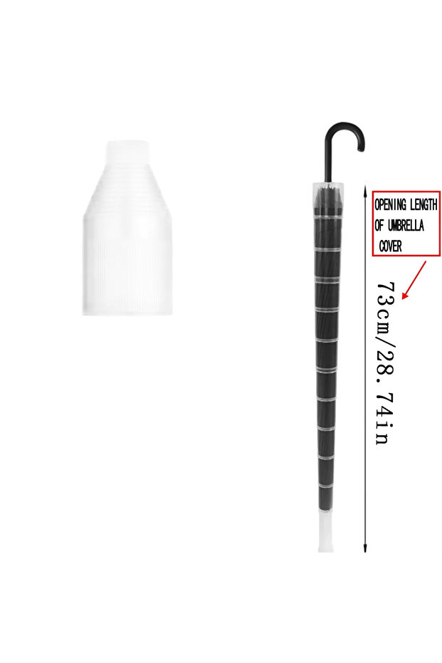 white 1PC New Transparent Suspension Umbrella Stand Multi-Functional Car Umbrella Stand Storage Umbr
