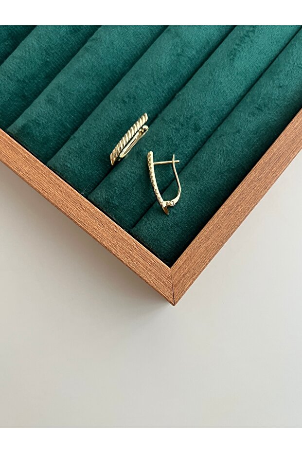 Gold Color Xuping Plate Earrings