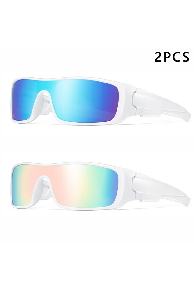 SSKP0871-C05-C06 Bike Glasses UV400 Sun Protection Cycling Sunglasses Adjustable Lightweight Large F