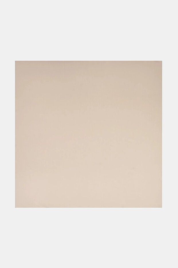 Silvery Plain Scarf Beige