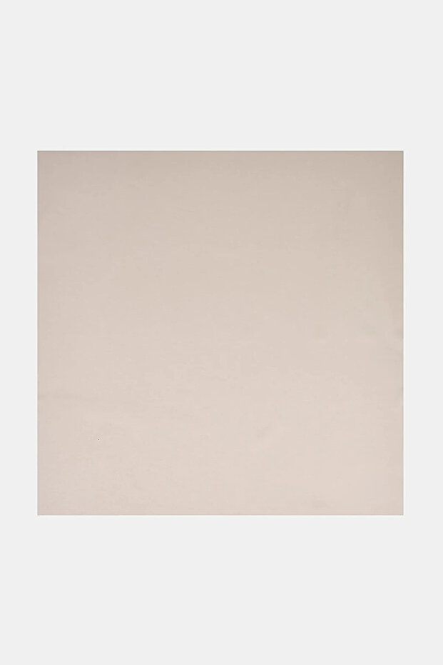 Jacquard Plain Scarf Beige