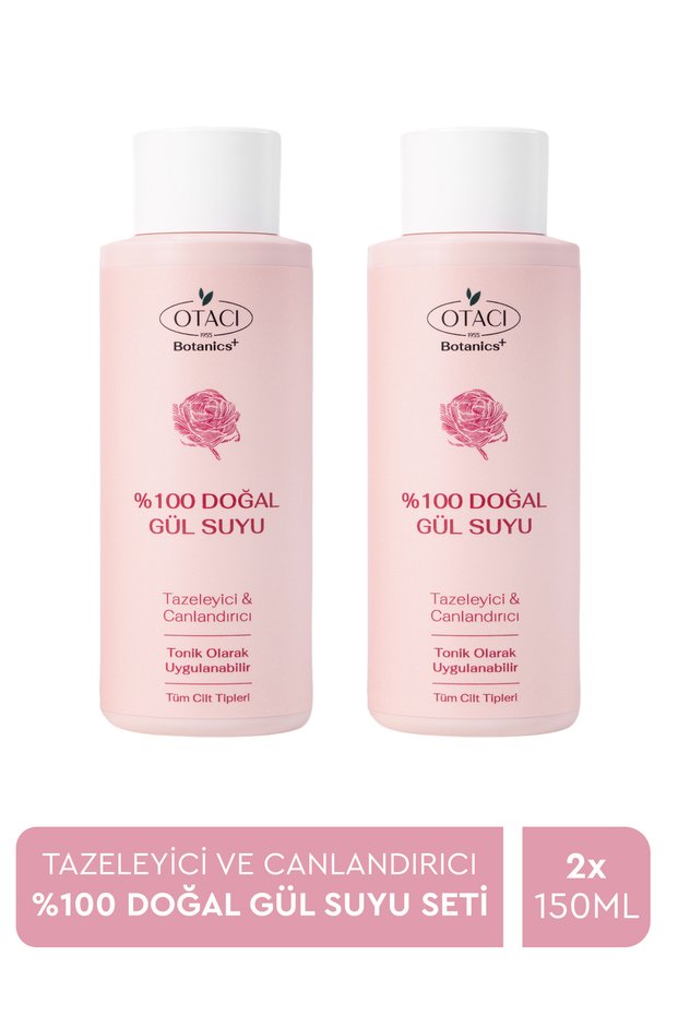 Botanics+ %100 Doğal Gül Suyu 2'li Set