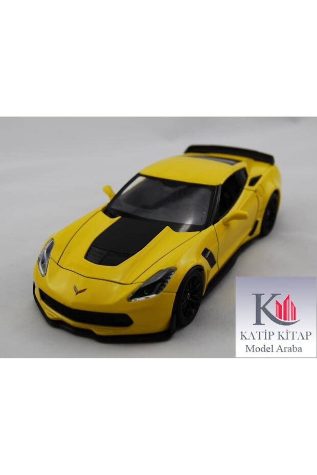 2017 Chevrolet Corvette Z06 1:24 Yellow Model Car