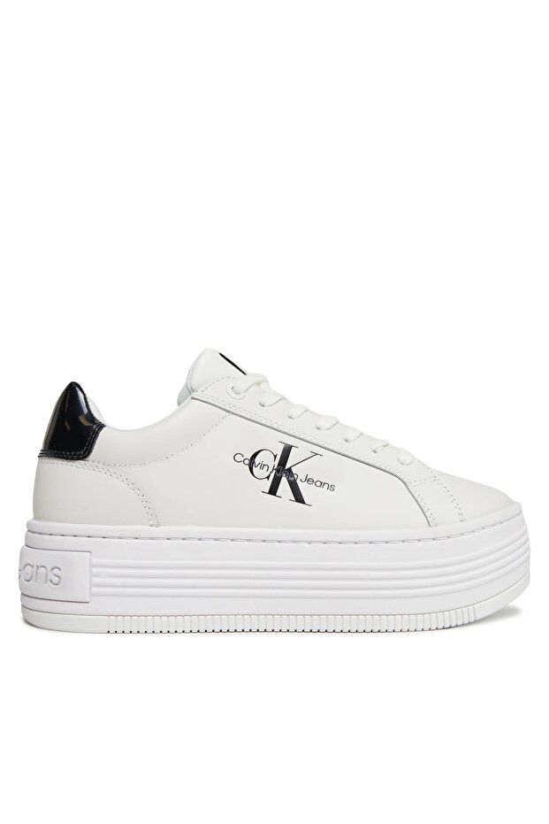 BOLD PLATF LOW LACE LTH ML MET