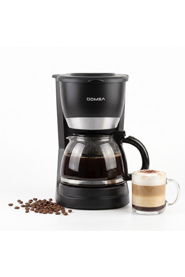 Coffee Maker 1.2L – 12 Cup Drip Coffee Machine with Glass Carafe, Washable Filter, Quick Heating & One-Touch Operation, 830W Coffee Brewer for Home & Office KCM171