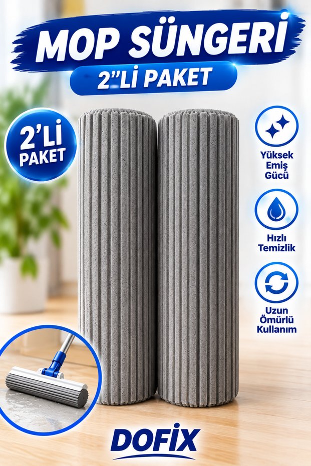 2'li Mikrofiber Sünger Seti