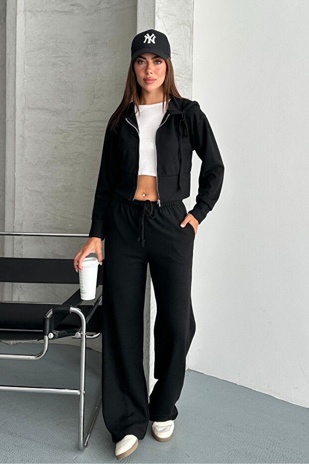 New Season Soft Textured Top and Bottom Set