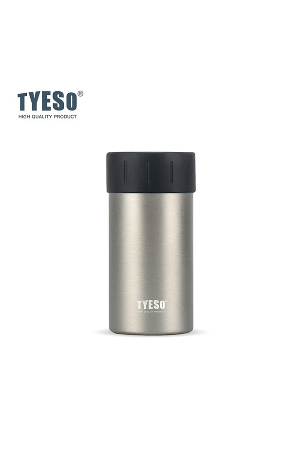 Silver 520ml TYESO 12/18oz Stainless Steel Insulated Beer Bottle & Can Cooler Coke Beer Mug Keep War
