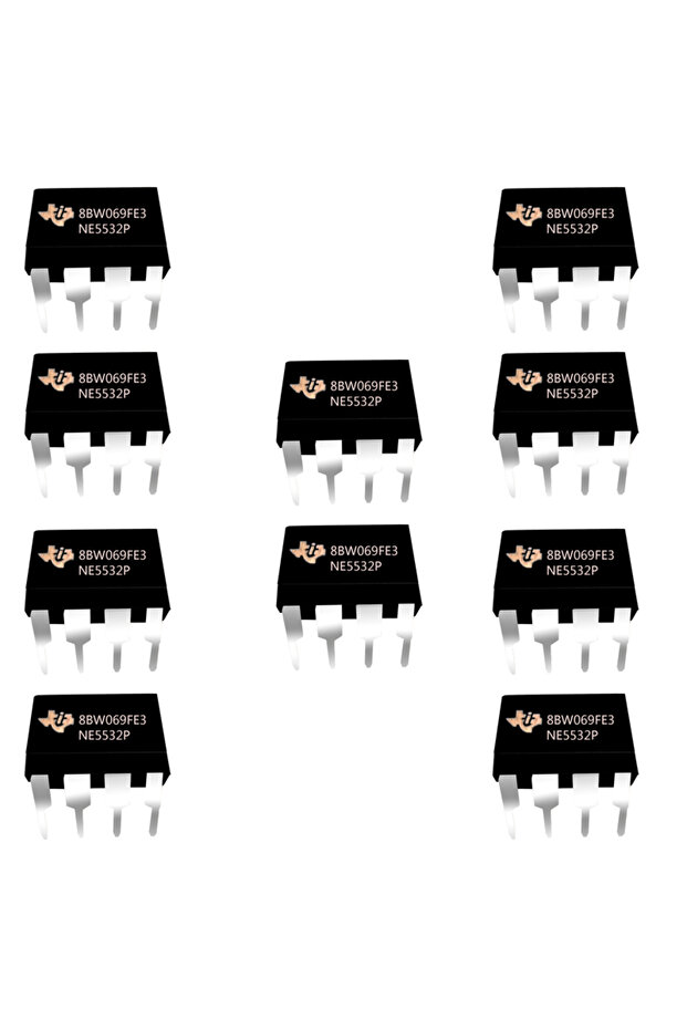 10PCS NE5532P NE5532 Dual Low-Noise High-Speed Audio Operational Amplifier Op Amp Breadboard-Friendl