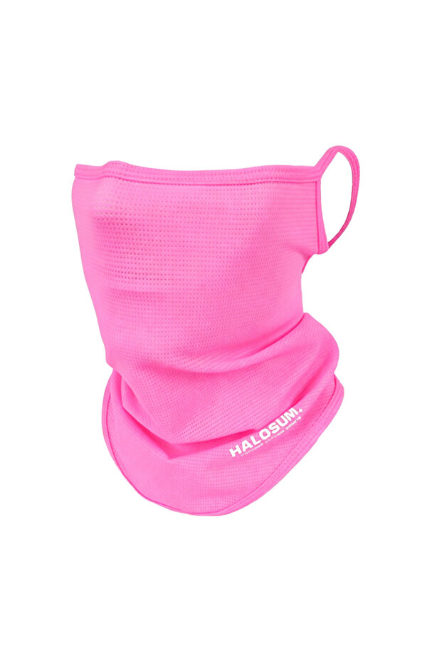 pink Full Face Mask Balaclava Breathable Sun UV Protection Summer Ice Silk Sun Protection Bike Mask