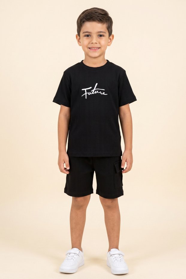 Boy's Shorts Set Printed