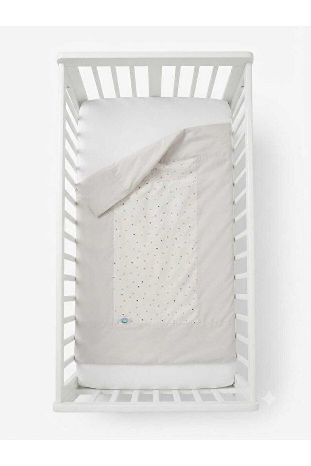 Turkish Cotton Comfort And Soft Baby Blanket With Movable ZIP Cover To Wash – Beige