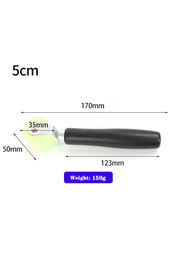 5cm 3/5cm Width Rubber Seam Roller for Wallpaper Car Sound Deadener Application Sticky Mural Pressur
