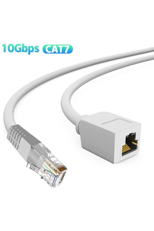 1.8m GRAY Extension Cat 7 Ethernet Cable Shielded Network SSTP Cat7 Extension Cable RJ45 Male to Fem
