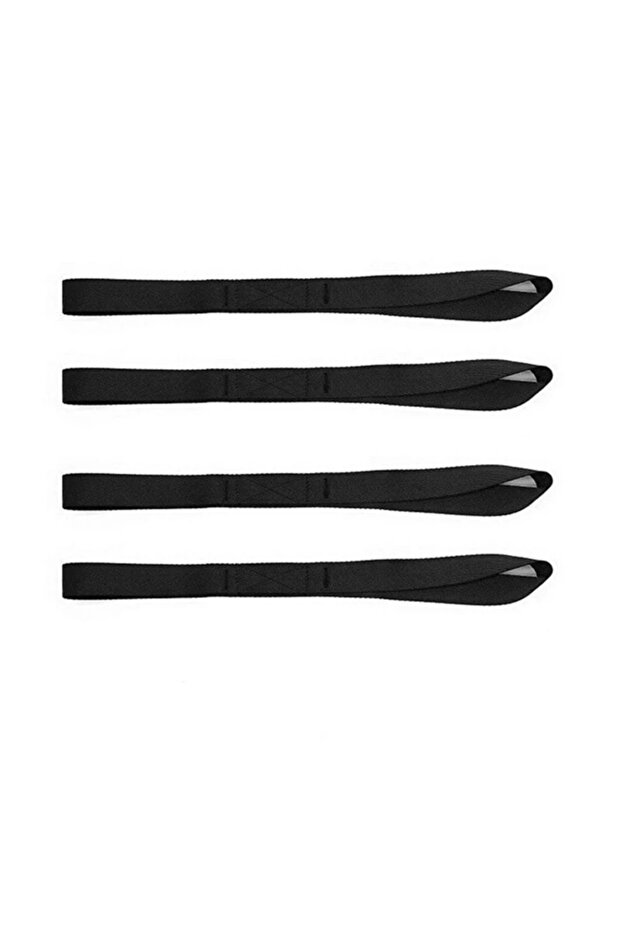 Black-4Pcs Soft Loop Tie Down Straps or Securing ATV Motorcycles Scooters Dirt Bikes Lawn Mutipurpos