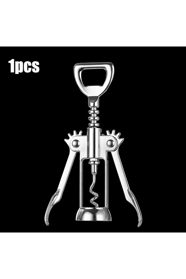 1pcs open Stainless Steel Multifunctional Bottle Opener: Wine Opener (Red Wine) + Beer Bottle Opener