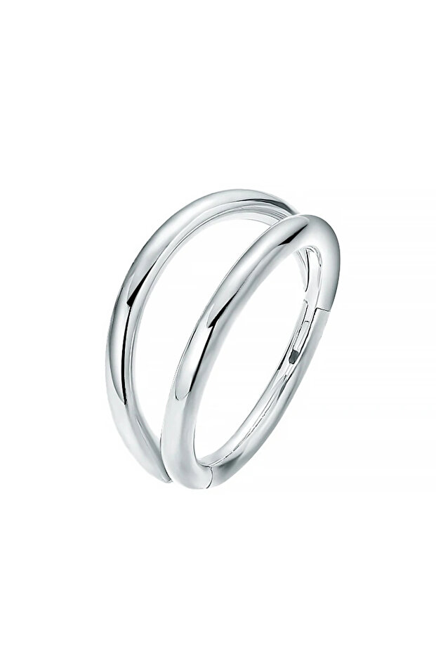 1.2x8MM A-Sliver Nose Rings Hoops Double Septum Rings Cartilage Hoop Earring Piercing Nariz Open Sta