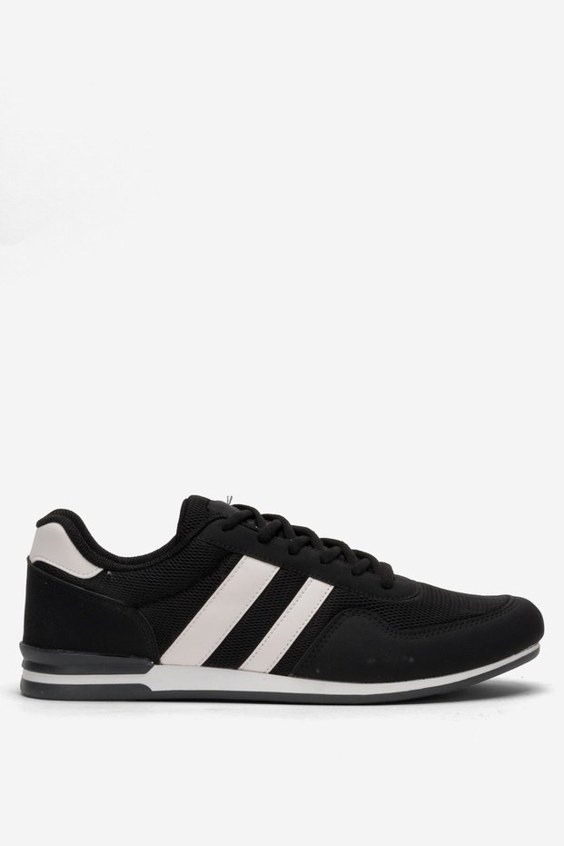 Unisex Airfile Thin Sole Sports Shoes Black - White