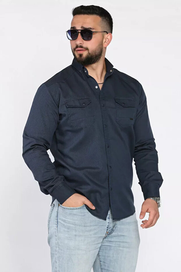 Men's Snap Button Shirt