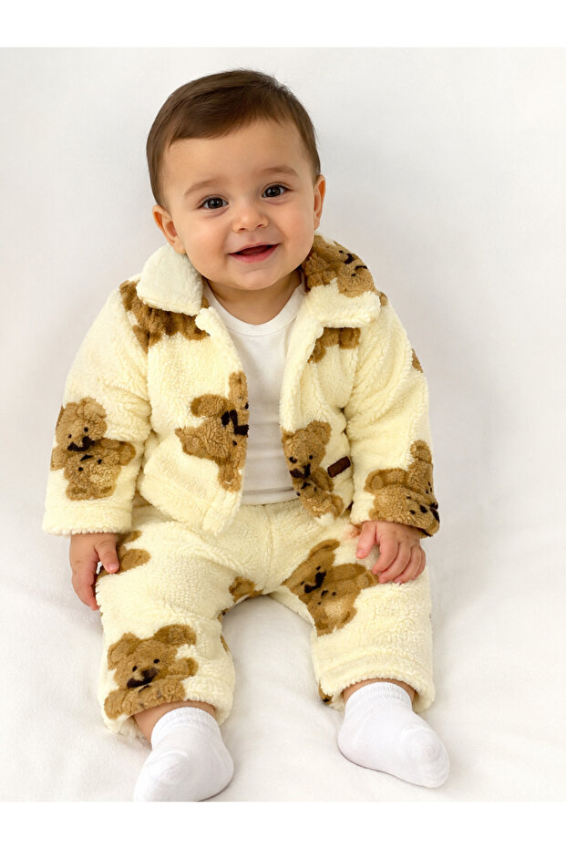 Bear and Lamb Baby Boy Set