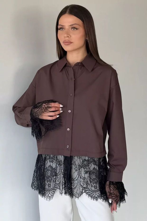 Women's Lace Detailed Shirt