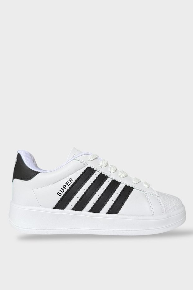 Unisex Comfortable Sports Shoes White Black