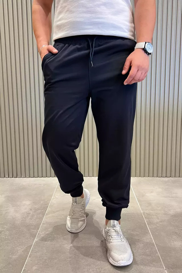Men's Ribbed Cuffed Sweatpants