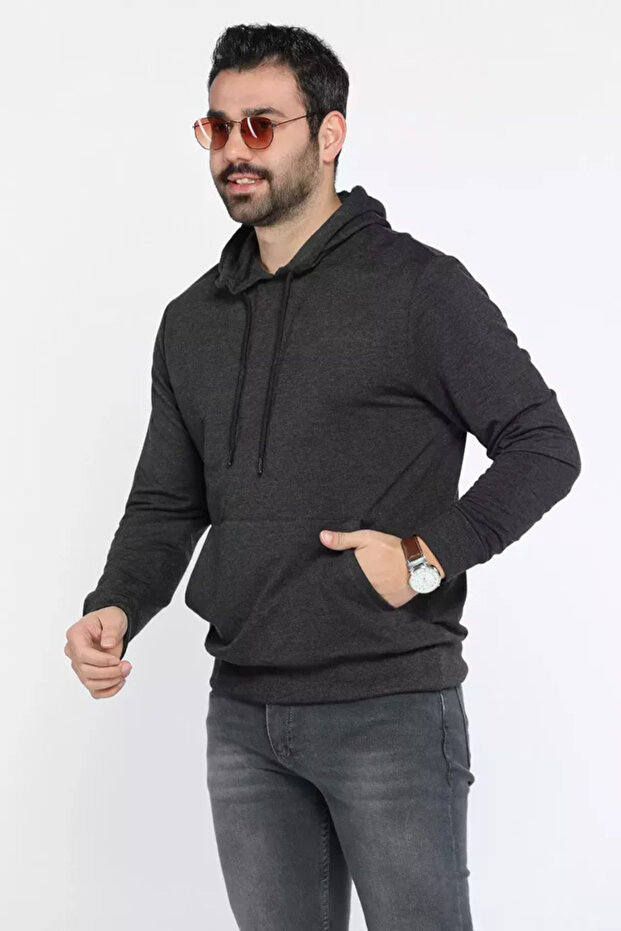 Hooded Kangaroo Pocket Men's Sweatshirt