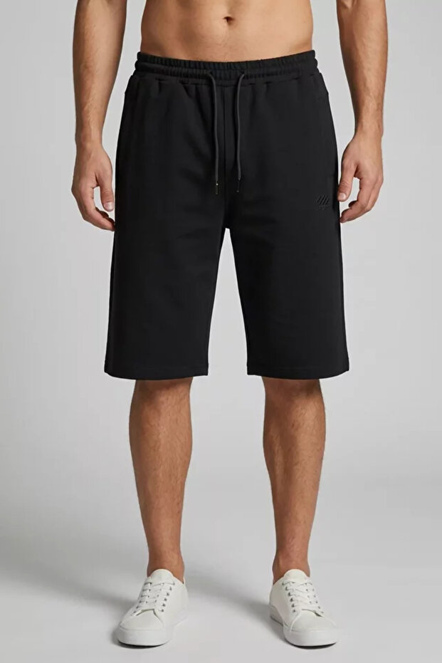 Men's Plus Size Elastic Waist Shorts