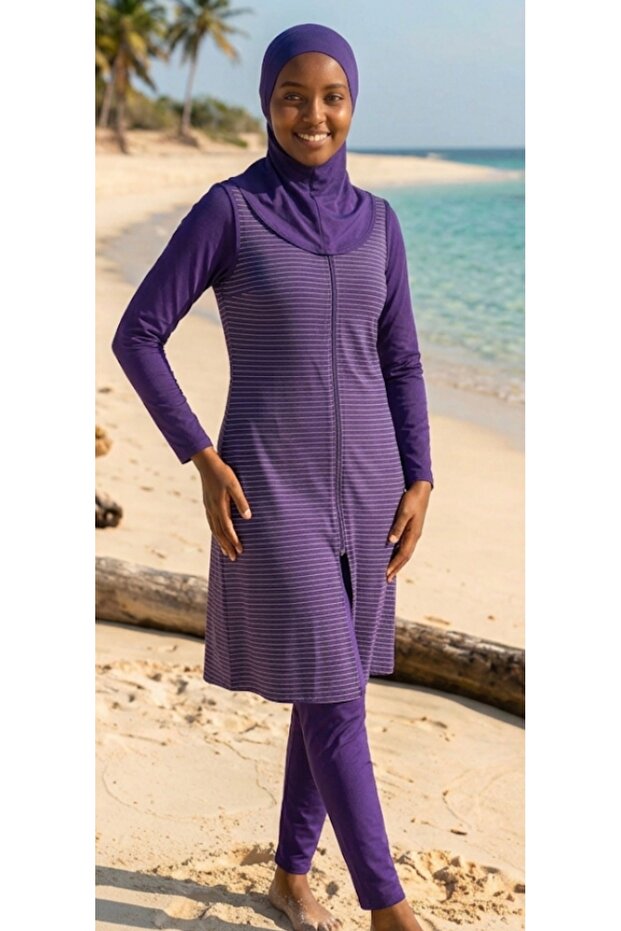 Lazella Fake Sleeve Hijab Swimsuit