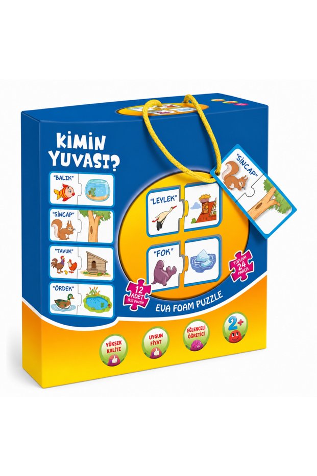 8513 2-Piece Who's Nest Is It Puzzle Boxed