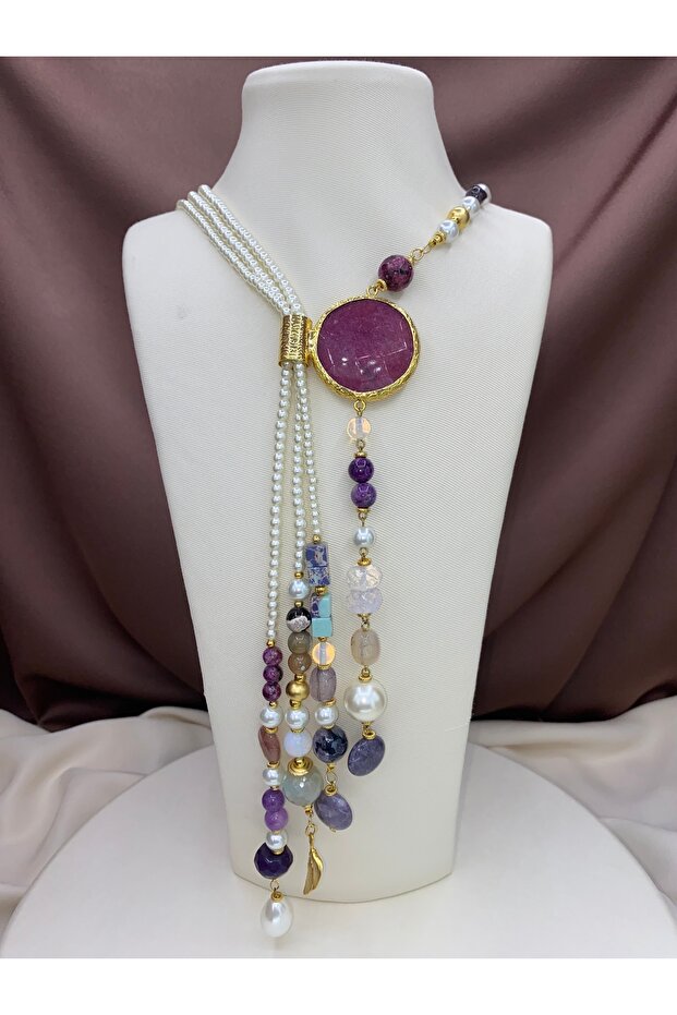 Stone Gift Accessory Sian, Stone Necklace