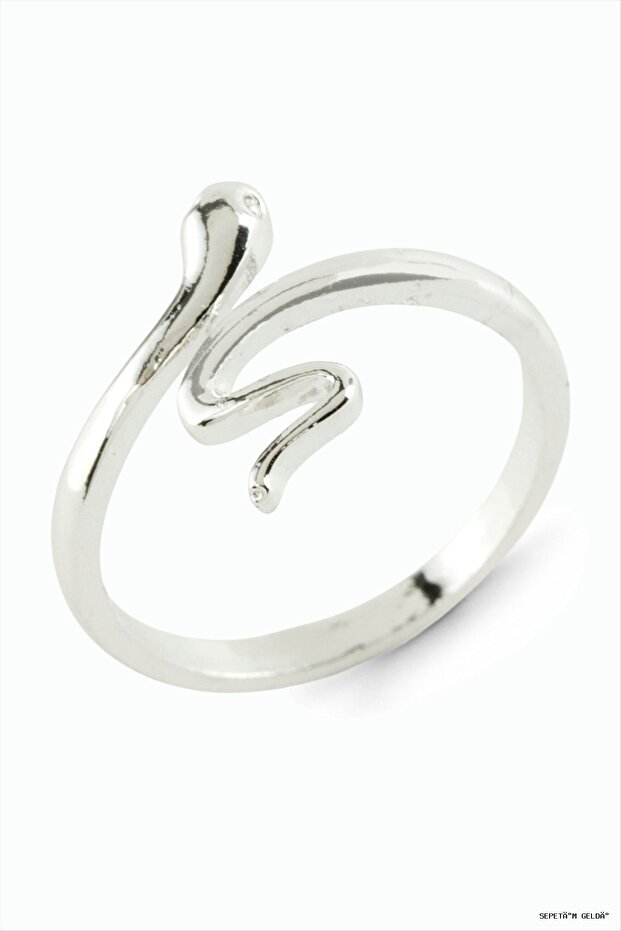 Spt-Gld Snake Metal Ring (191558) Silver Color