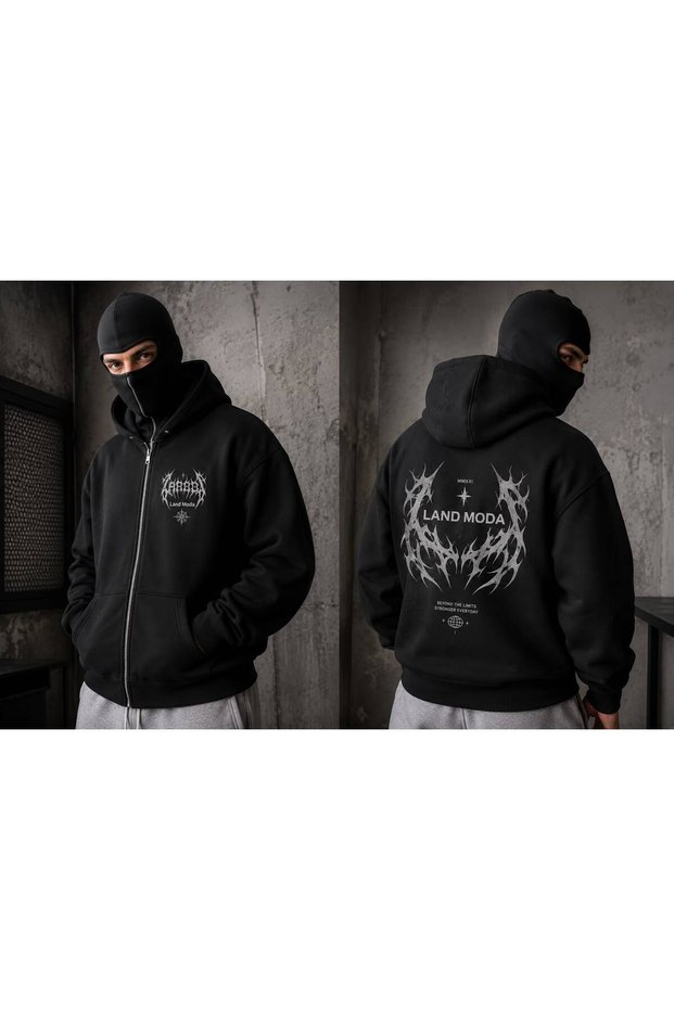Style Vers Balaclava Full Zip Hooded Mask Hooded