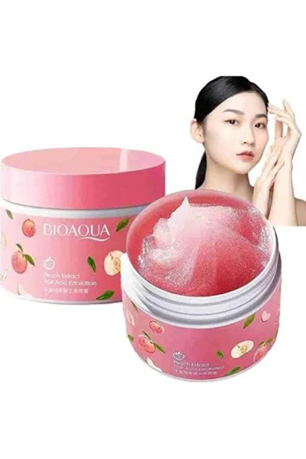 Peach Extract Facial Scrub – Gentle Exfoliating Face & Body Scrub