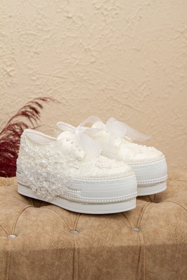 Women's 6 cm Wedge Sole Wedding Dress Evening Dress Shoes
