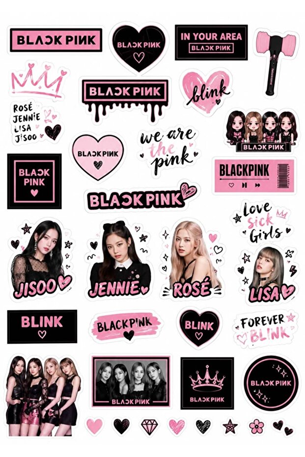 BLACKPINK 2 Sayfa Sticker