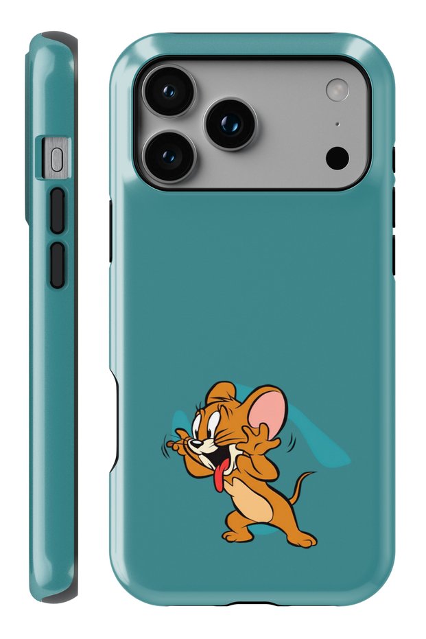 iPhone 17 Pro Jerry Double Layer Full Covering Printing Glossy Protect Phone Case