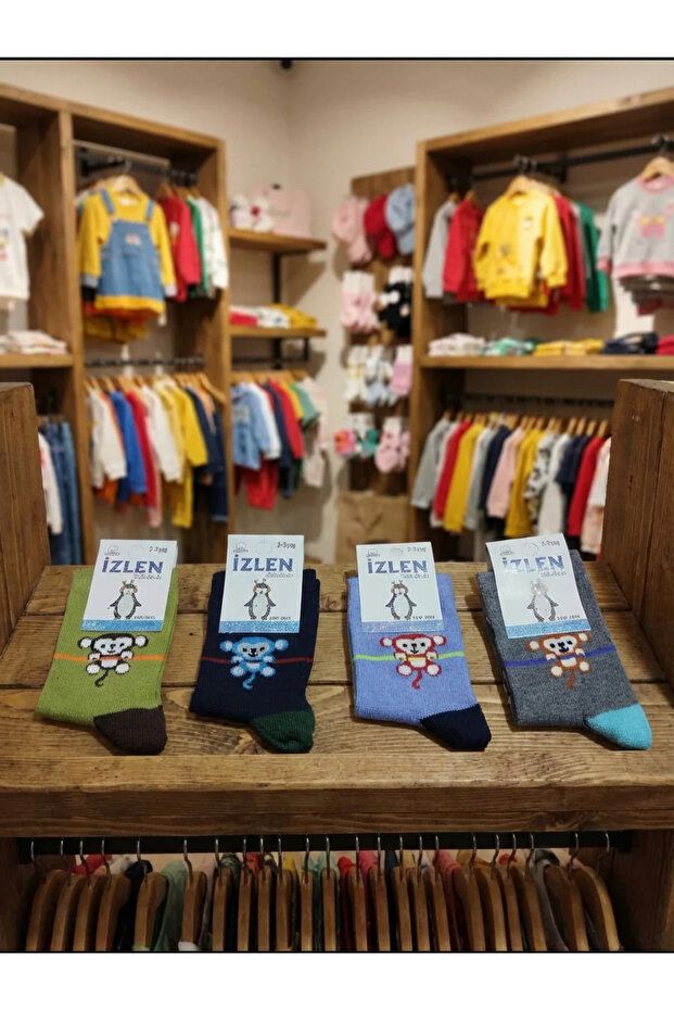 2-3 Year Old Boy Seasonal Long Socks 12 Pack