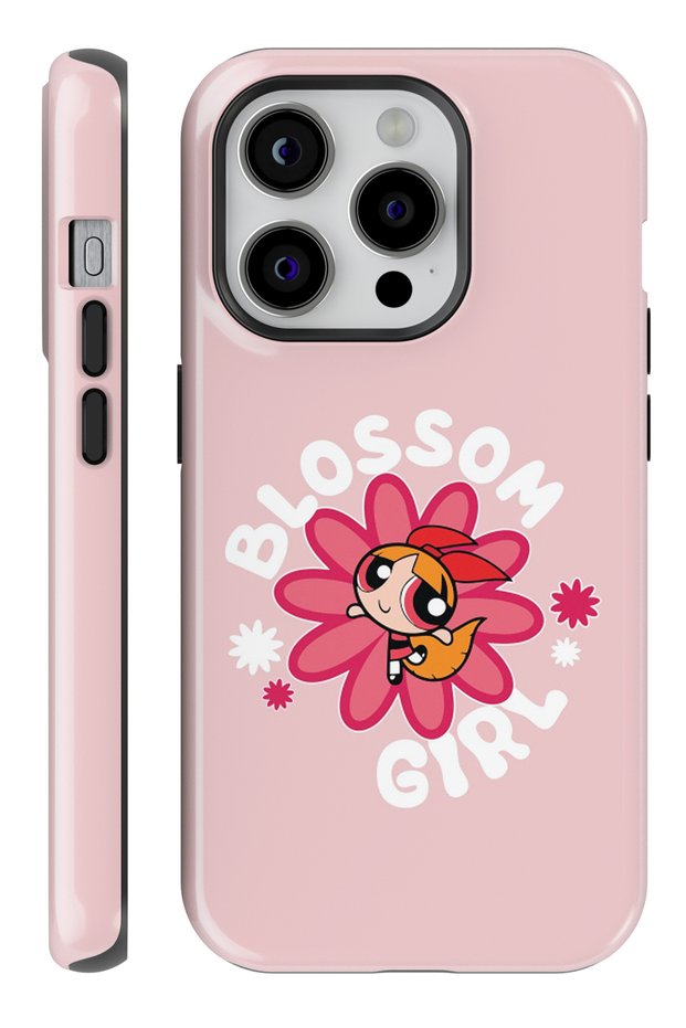 (Magsafe) iPhone 14 Pro Max Blossom Girl Double Layer Glossy Protect Phone Case