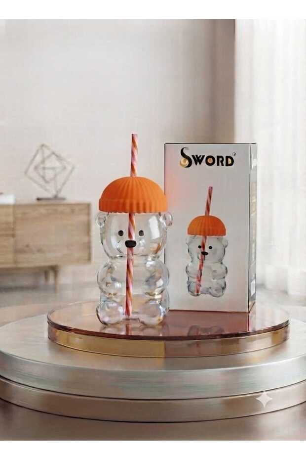 Sarina Glass Very Stylish and Cute Teddy Bear Shaped Glass Cup