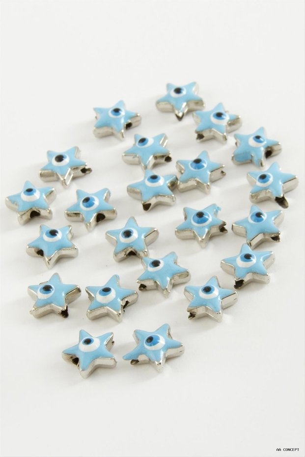 CONCEPTA Star-Enameled Bracelet and Pendant with Horse Design, 1 Piece (210118) Blue