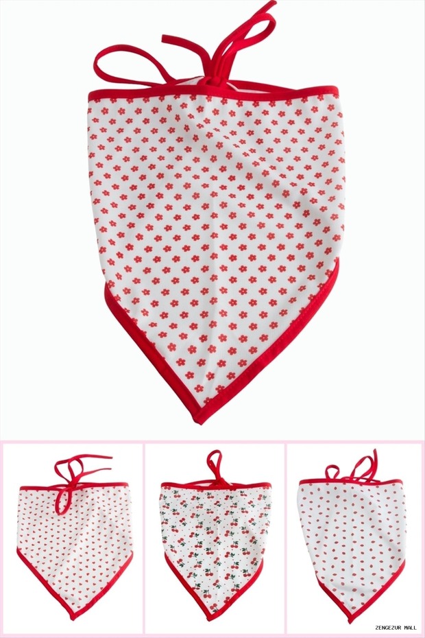 Zngzrmll Mixed Patterned Bohemian (10313) Bandana White
