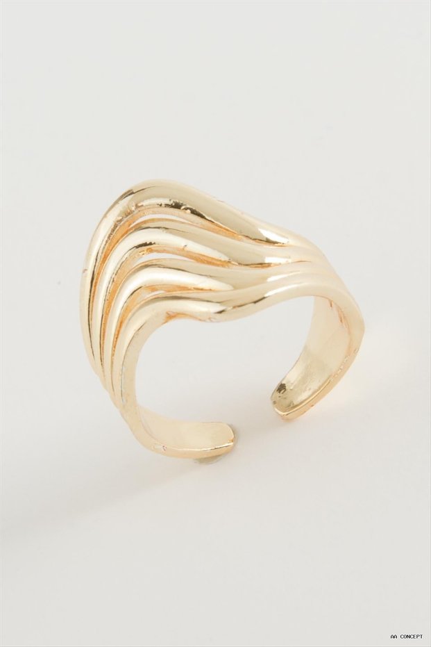 CONCEPTA Oval Metal (211032) Ring, Yellow