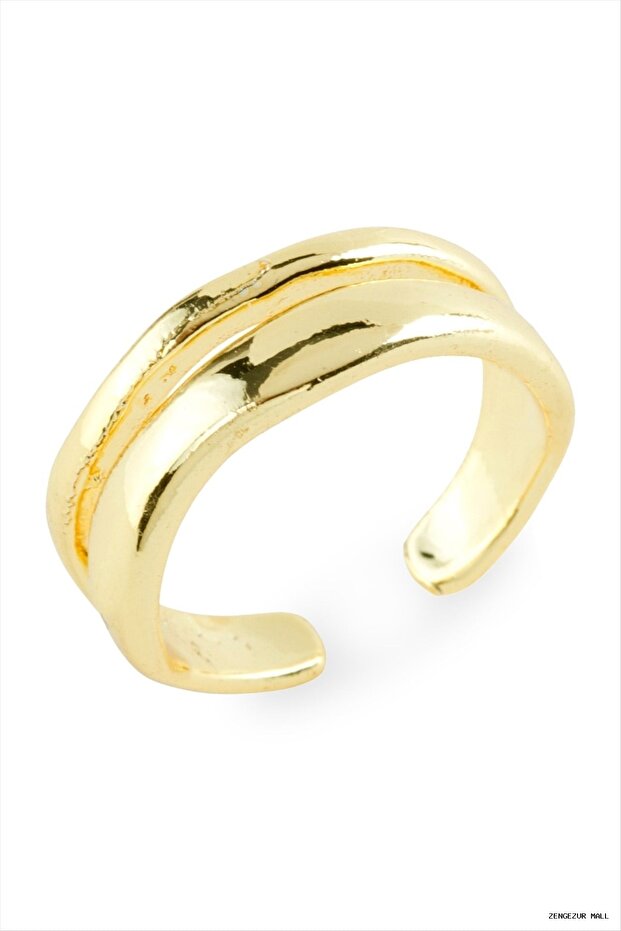 Zngzrmll Double Row Metal (53141) Ring Yellow