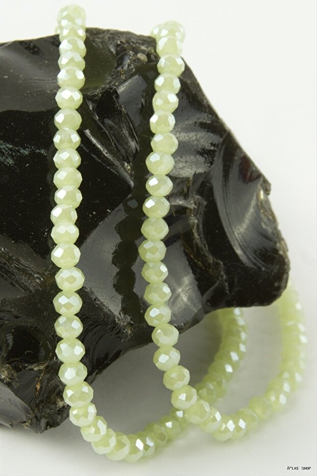 Ilkestor Colorful Crystal String Stone 4 mm (60353) Water Green